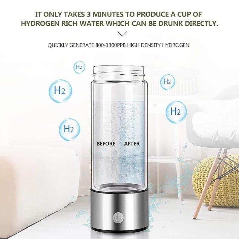 Hydrogen Water Generator Bottle - salelink.co.nz