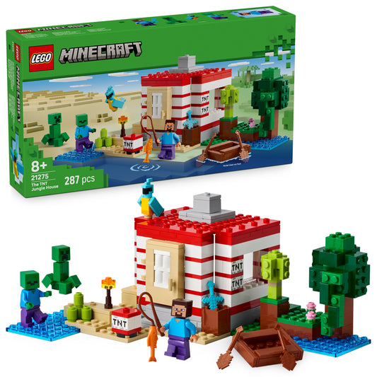 LEGO Minecraft: The TNT Jungle House (21275)