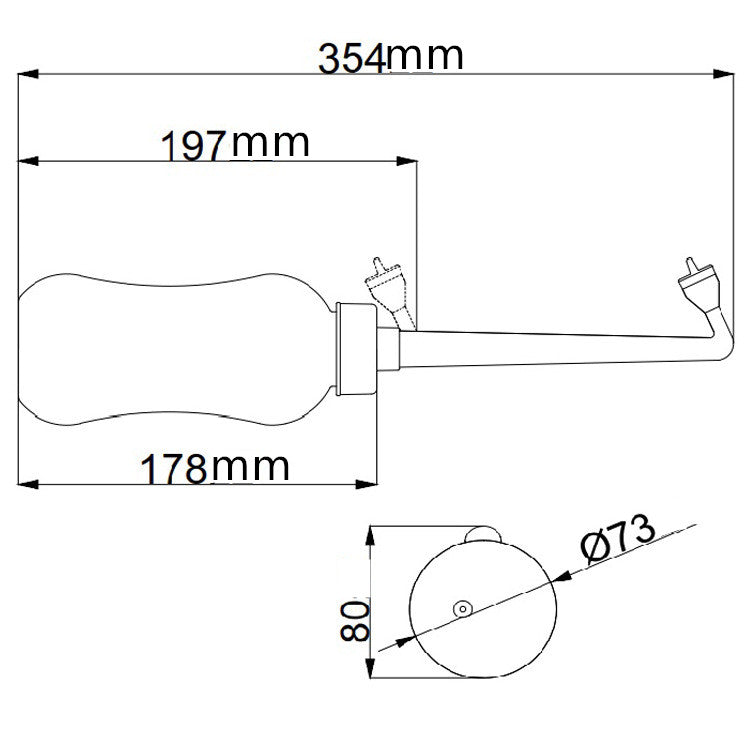 Portable Bidet Sprayer/Peri Bottle for Postpartum Perineal Care-hemmoroid 450ML - salelink.co.nz