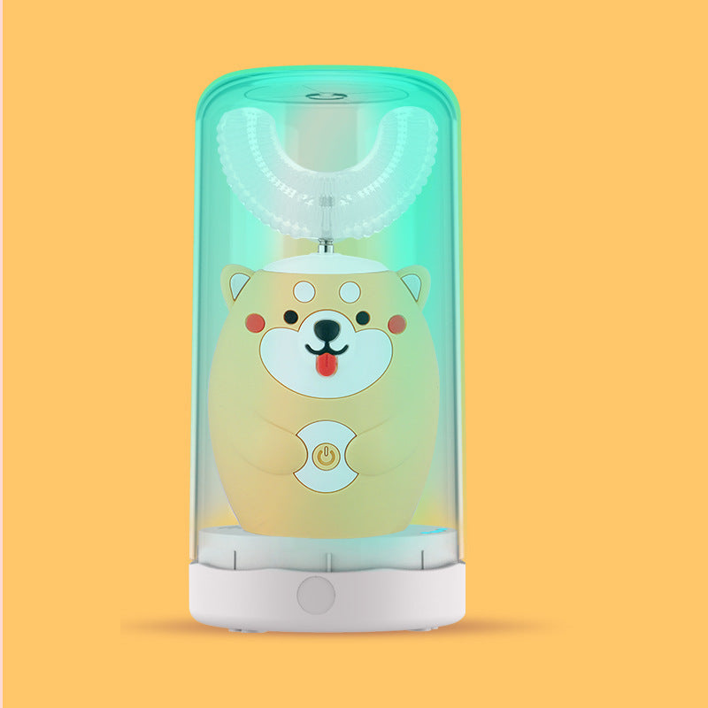 Children's U-Shaped Electric Toothbrush with Silicone Head