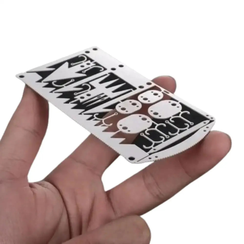 22-in-1 Stainless Steel Survival Tool Card
