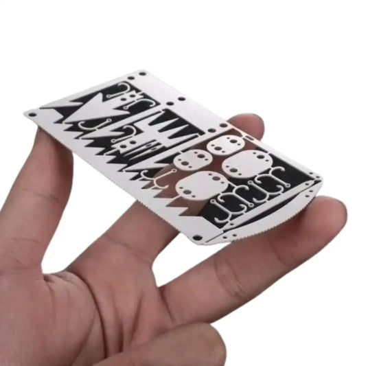 22-in-1 Stainless Steel Survival Tool Card