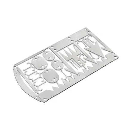 22-in-1 Stainless Steel Survival Tool Card