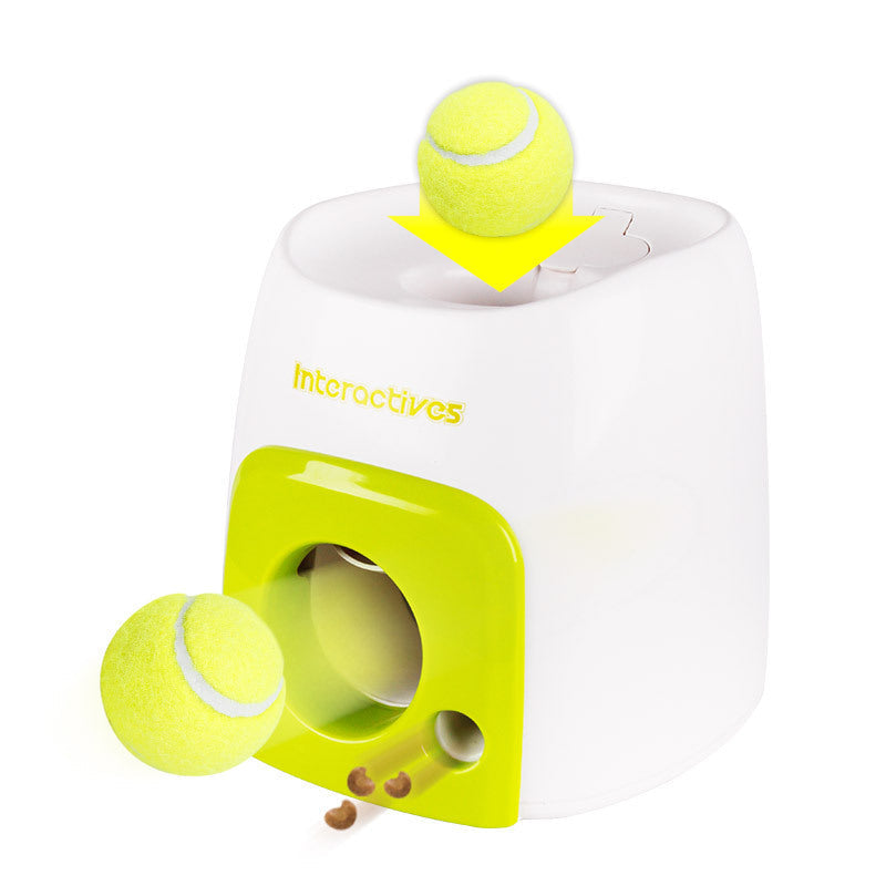 Tennis Rolling Ball Roll Out Machine Pet Dog Interactive Toys Machine - salelink.co.nz