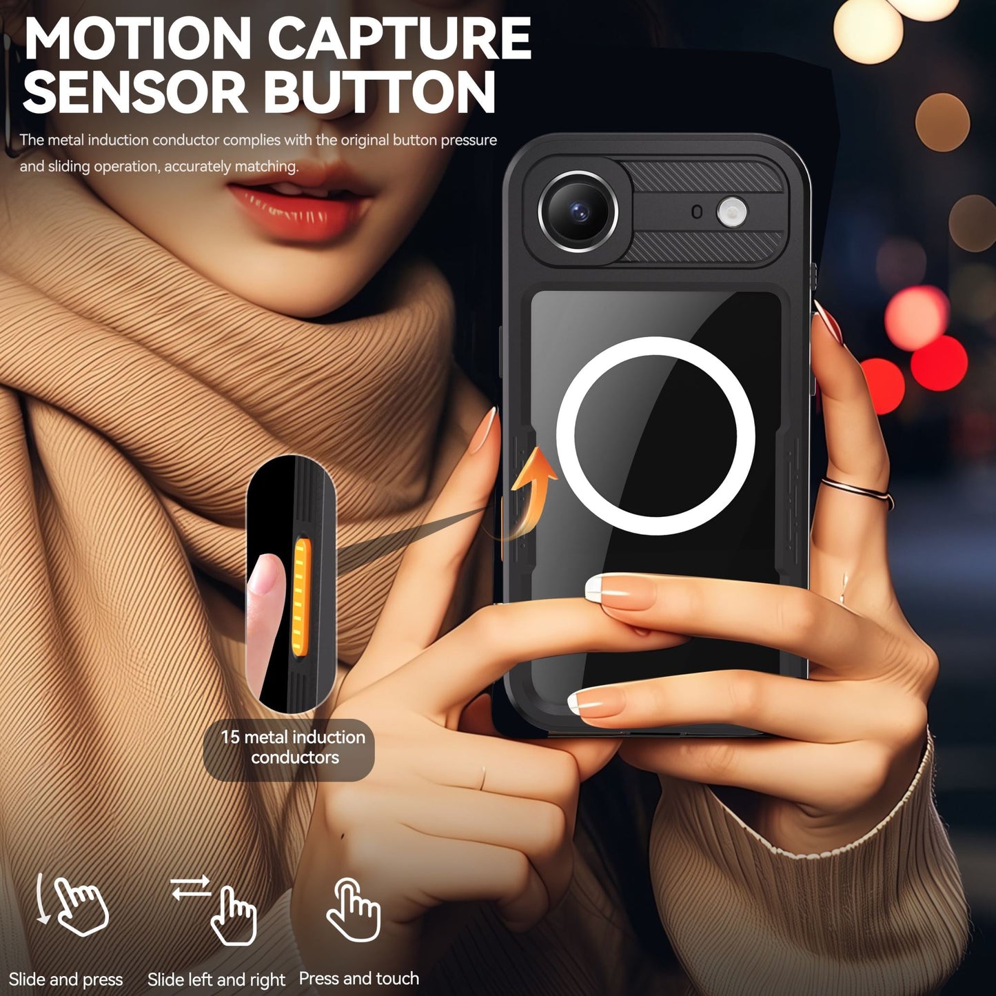 iPhone 17 Air Waterproof Case Magsafe Waterproof Shockproof Rugged