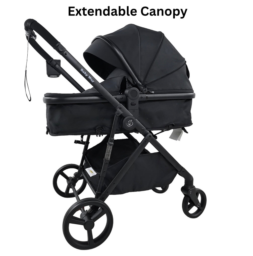 Preorder - 4in1 Crown Z Premium Stroller + Bassinet + Cloud i-Size Capsule Car Seat + Isofix Base with Leg Support Travel System