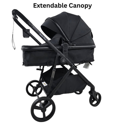 Preorder - 4in1 Crown Z Premium Stroller + Bassinet + Cloud i-Size Capsule Car Seat + Isofix Base with Leg Support Travel System