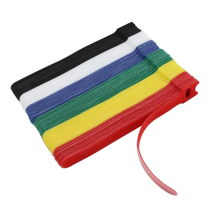 250mm Reusable Hook & Loop Cable Ties (Adjustable)