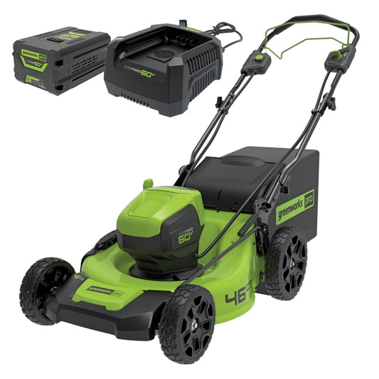 Greenworks 60V Pro Brushless Self-Propelled Lawnmower Kit (46cm / 18″)