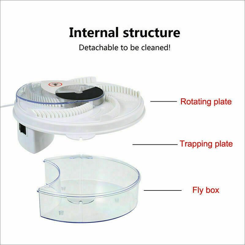 Fly Trap Electric Device with Trapping Food USB Cable Insect Killer