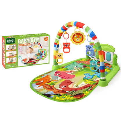Baby Dino Play Gym & Kick Piano Mat – Multi-Functional Activity Center