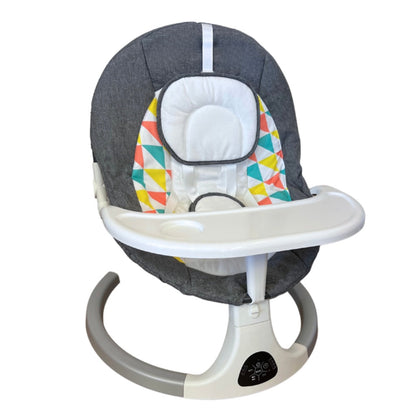 2-in-1 Electric Baby Rocker Swing / Bouncer & Dining Seat with Food Tray and Remote