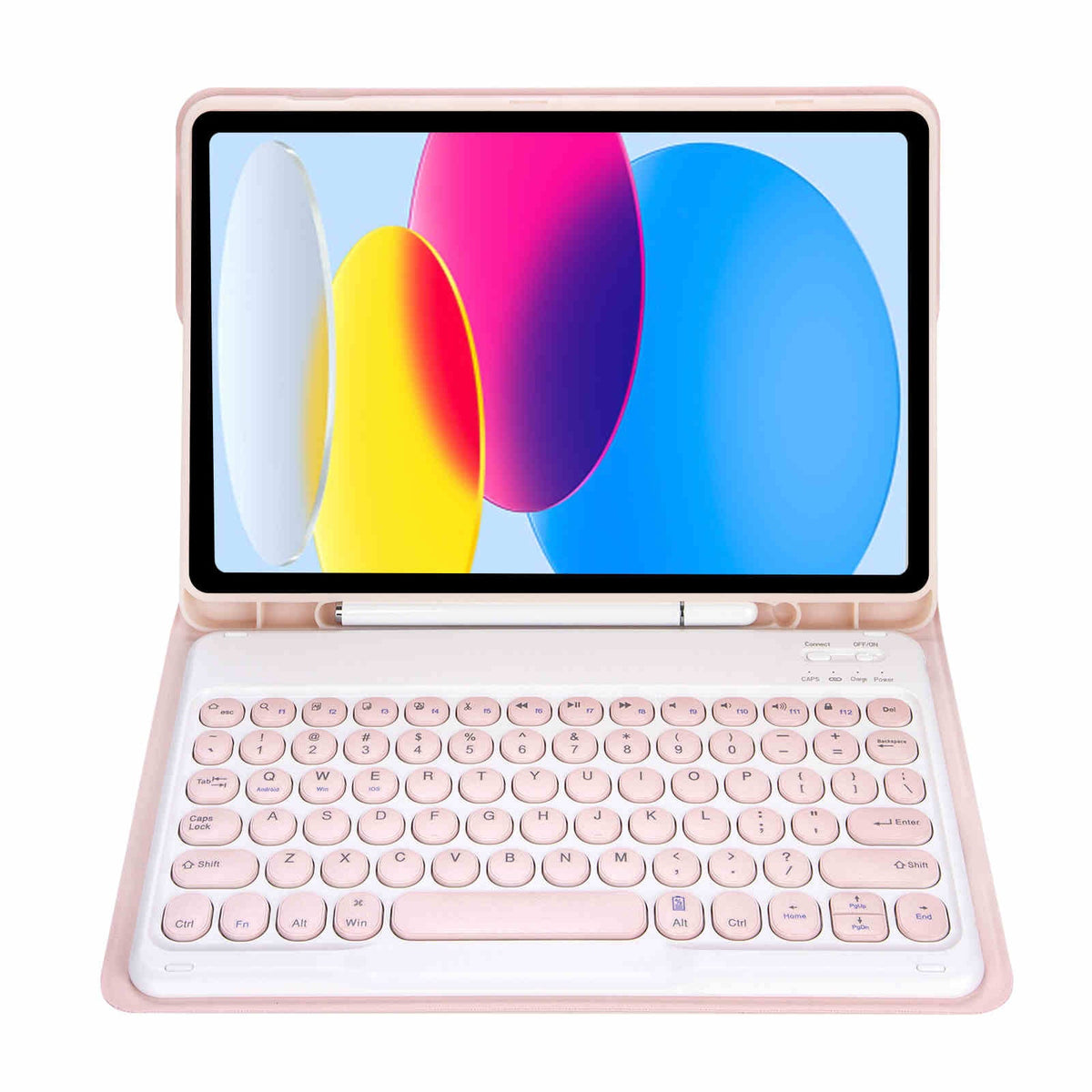 10gen iPad 10Gen 10.9, iPad 11 (A16 2025) Keyboard Case - Pink - Buy Kiwi Direct