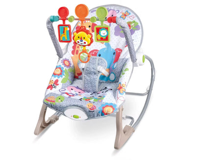 Infant-to-Toddler Baby Rocker – Multi-Stage Seat with Soothing Vibration & Toy Bar