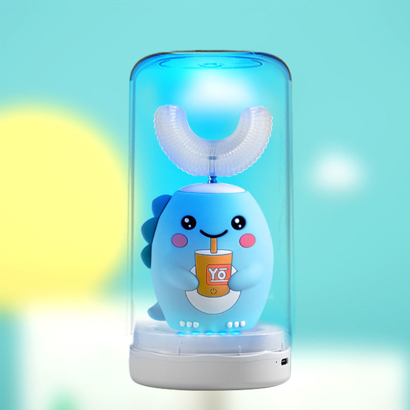Children's U-Shaped Electric Toothbrush with Silicone Head