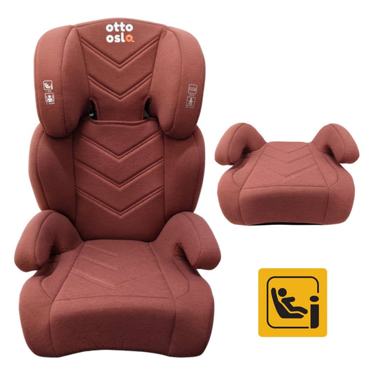 Preorder - Zen i-Size Booster Car Seat with Isofix and Adjustable Headrest - PINK
