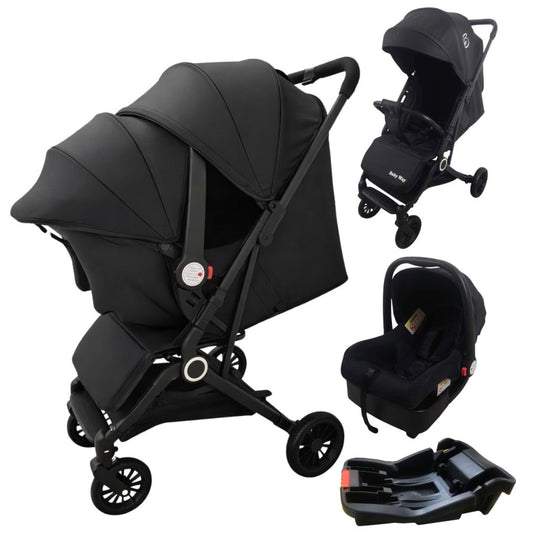 Preorder - LiteTrax Compact & Lightweight Urban Stroller + Capsule Car Seat + Base with Pull Handle
