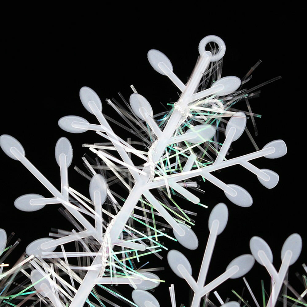 30PCS 11cm White Snowflakes Decorations Christmas Tree Party Charms Christmas Decoration