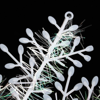 30PCS 11cm White Snowflakes Decorations Christmas Tree Party Charms Christmas Decoration