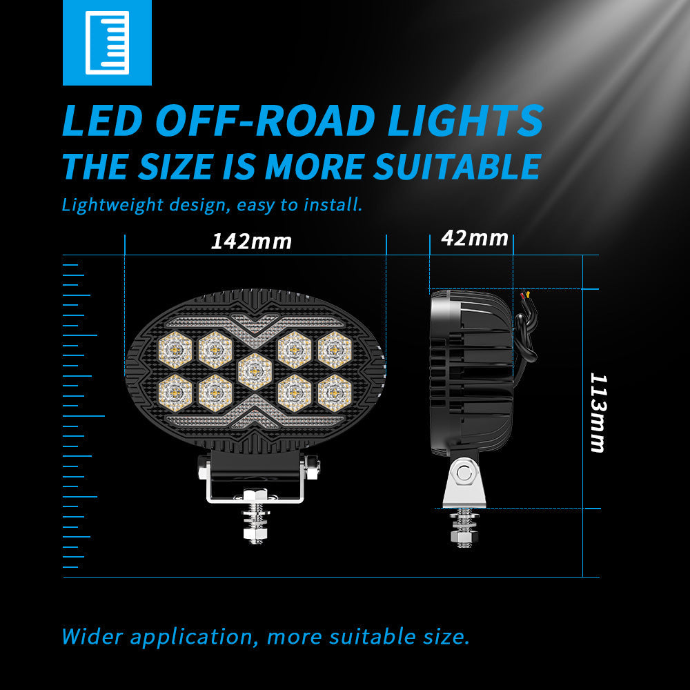 5.5inch LED Work Light with Daytime Running Light