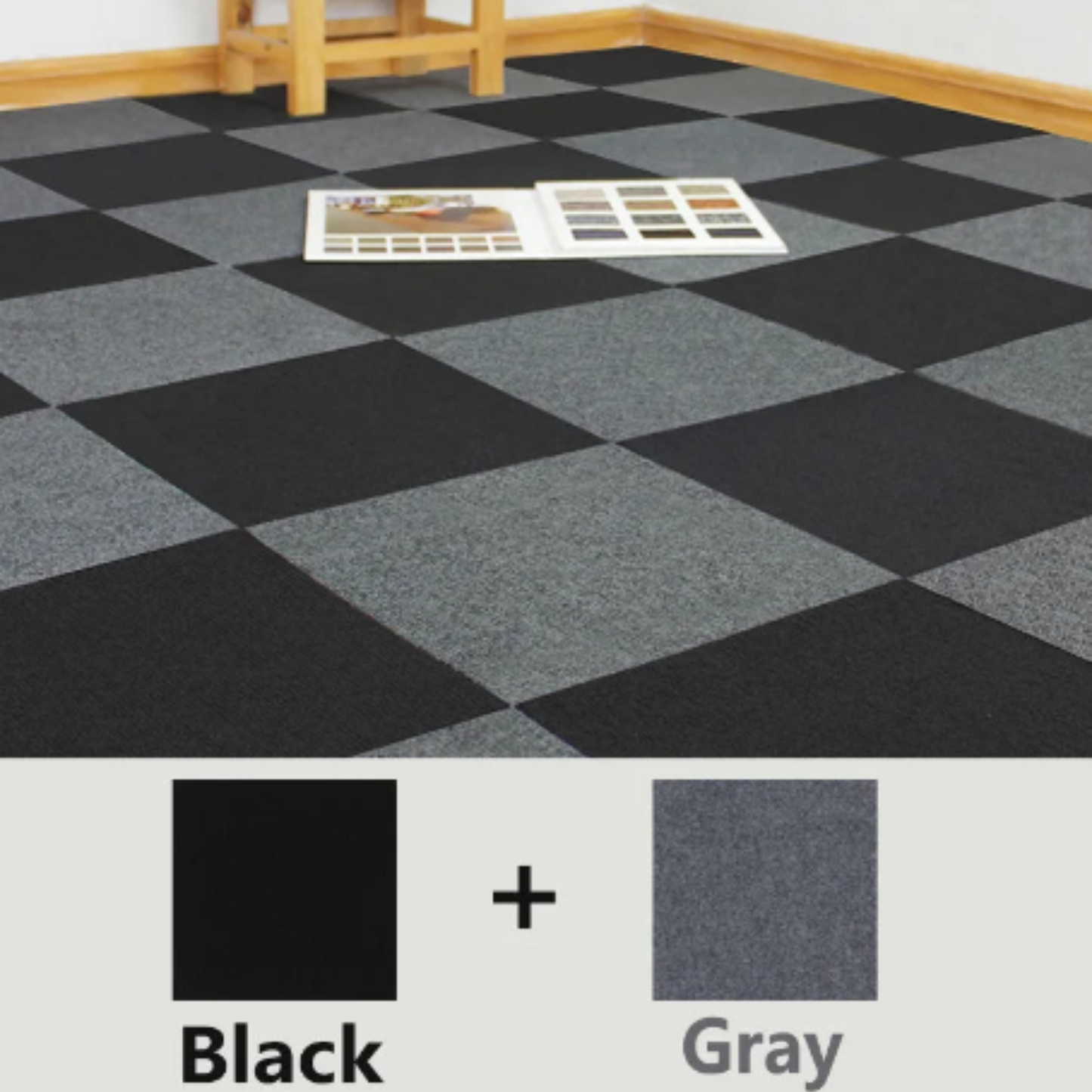 Self-Adhesive Anti-Slip Carpet Tile