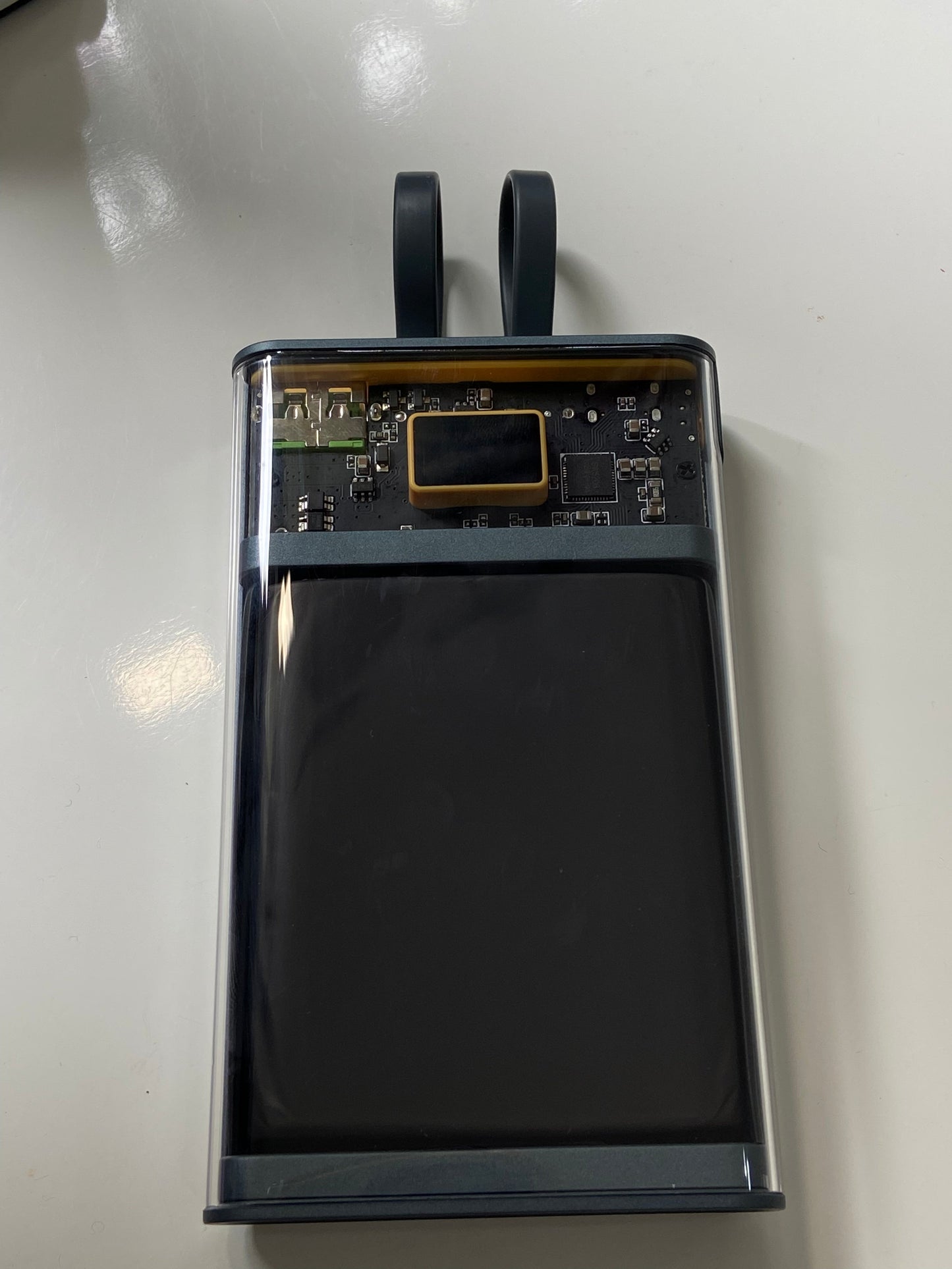 20000mah Display Power Bank With Built-in Cables