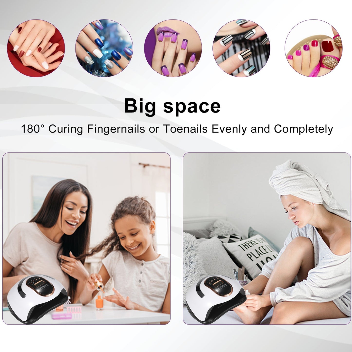 New 168W UV LED Nail Lamp - salelink.co.nz