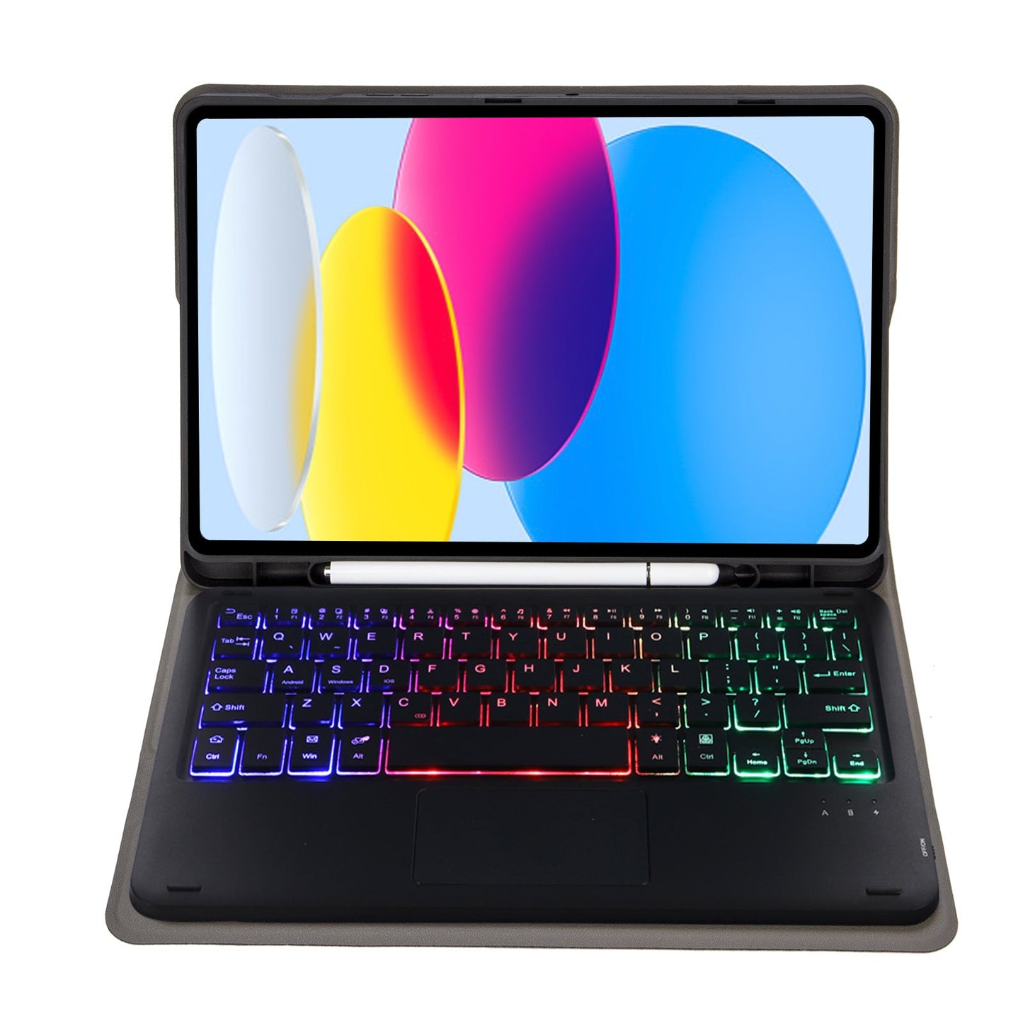 iPad 10.9" Case (10th Gen 2022), iPad 11 (A16 2025) Touchpad Keyboard Case
