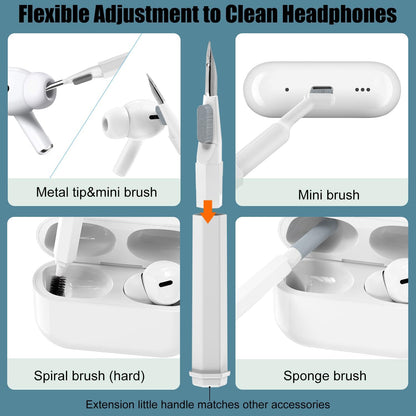 Multifunctional Cleaner Kit for Laptop, Keyboard, Earbuds, Camera, Cellphones