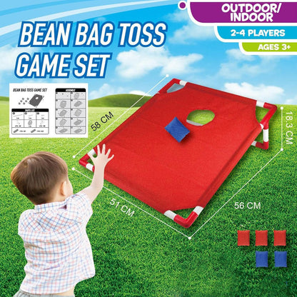 Portable Sandbag Toss Game Set Red