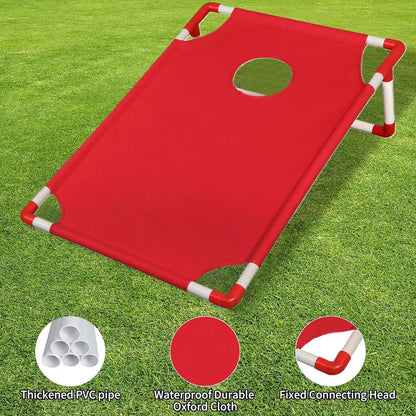 Portable Sandbag Toss Game Set Red