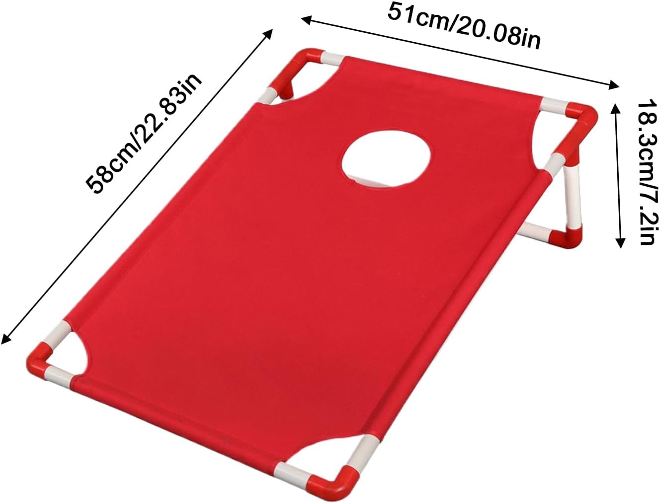 Portable Sandbag Toss Game Set Red