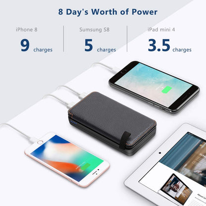 Solar Power Bank with 4 Panels 25000mAh - salelink.co.nz