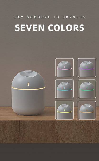 270ml USB Air Humidifier & Aroma Diffuser with LED Night Light