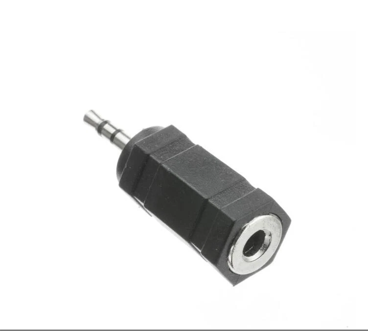5pcs 2.5mm To 3.5mm Stereo Jack - Black