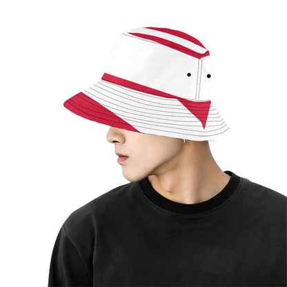 Stylish Men's Austria Flag Bucket Hat - Chino Cotton Twill for Outdoor Comfort