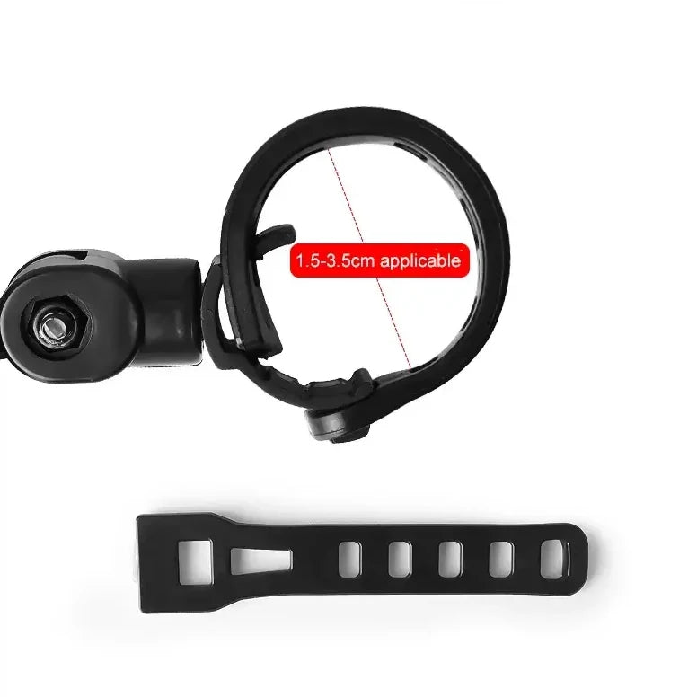360° Adjustable Bicycle Rearview Mirrors for MTB & Road Bike Handlebars