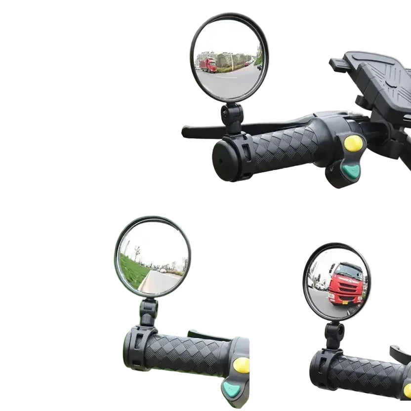360° Adjustable Bicycle Rearview Mirrors for MTB & Road Bike Handlebars