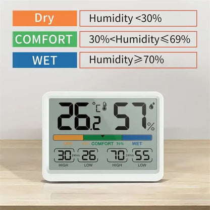 3.4" LCD Digital Thermometer Hygrometer for Home & Office