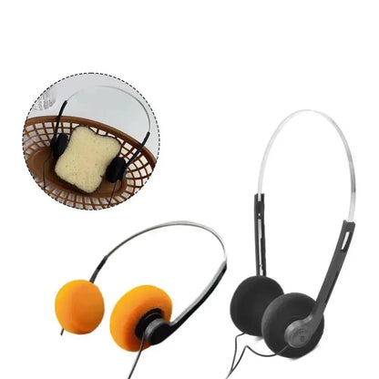 3.5mm Wired Stereo Walkman-Style Headphones