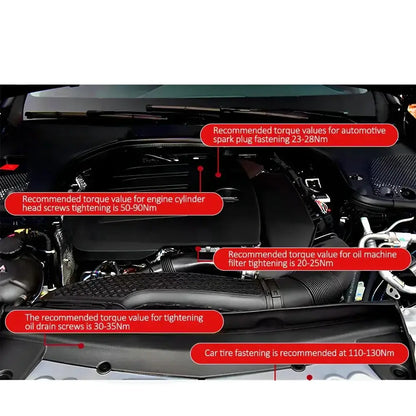 3/8″ Torque Wrench 5–60 N·m (±3% Accuracy)