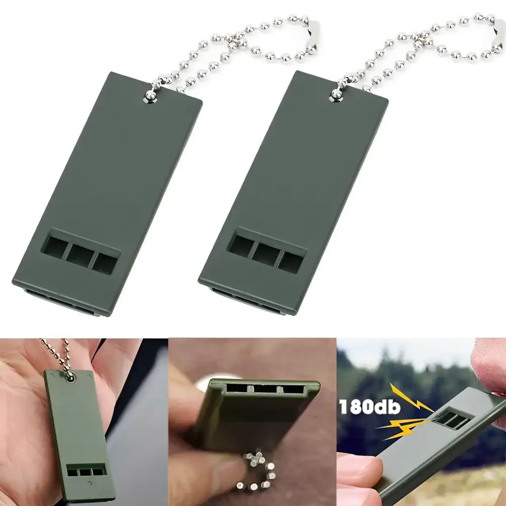3-Frequency High Decibel Survival Whistle