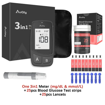 3-in-1 Blood Glucose, Uric Acid & Cholesterol Meter