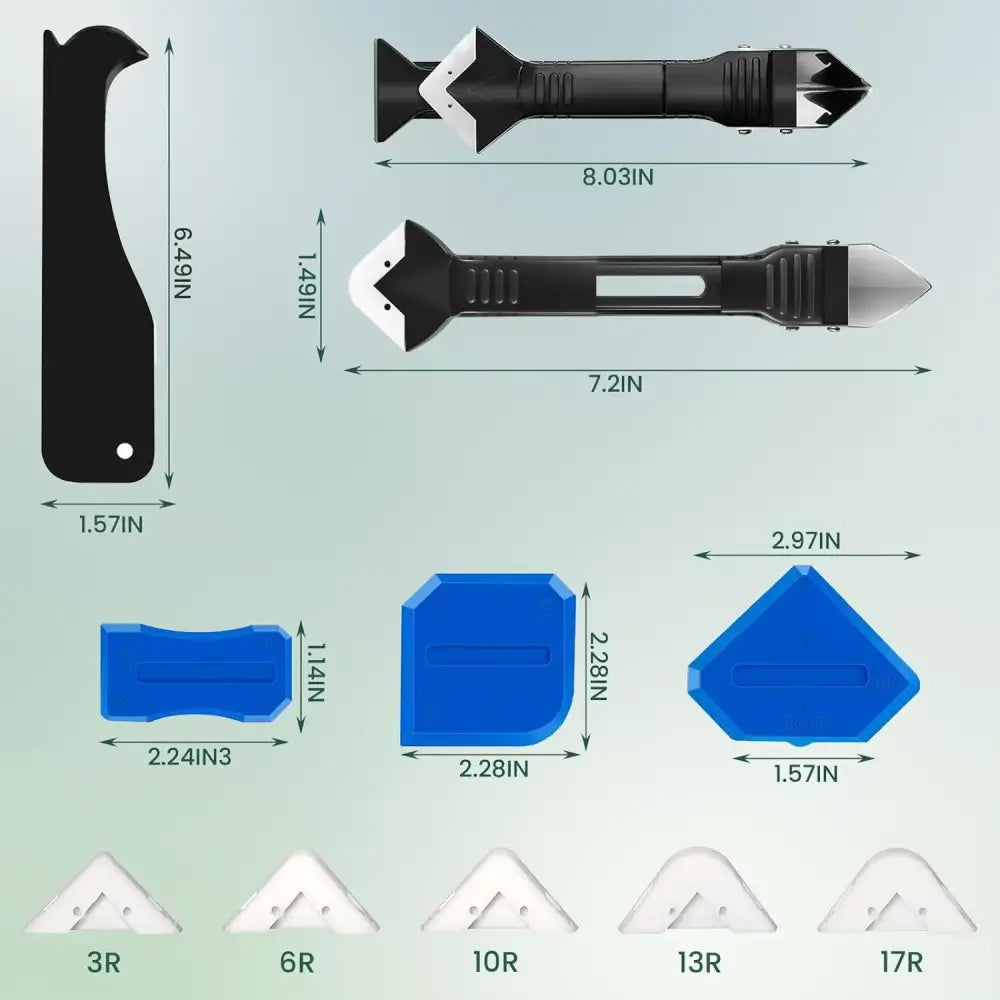 3-in-1 Silicone Remover & Caulk Finisher Tool Set (9PCS)