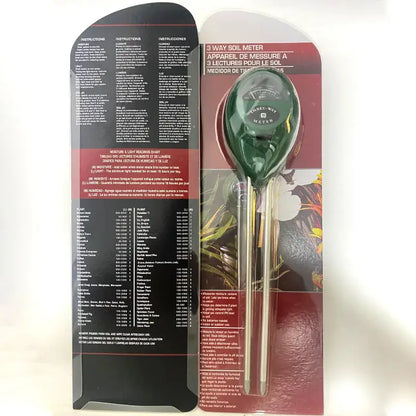Soil Meter (Moisture, Light, PH)