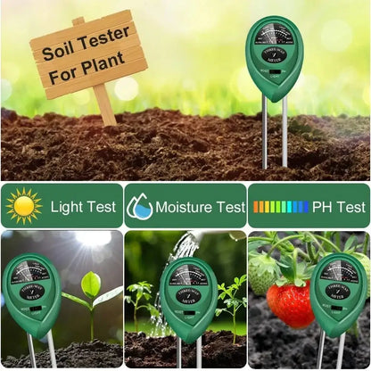 Soil Meter (Moisture, Light, PH)