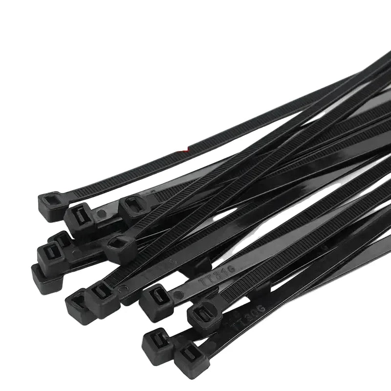 300PCS Releasable Nylon Cable Ties 3x100/3x150/4x200mm Reusable Loop Wrap