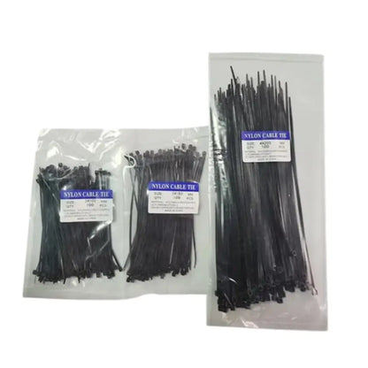 300PCS Releasable Nylon Cable Ties 3x100/3x150/4x200mm Reusable Loop Wrap