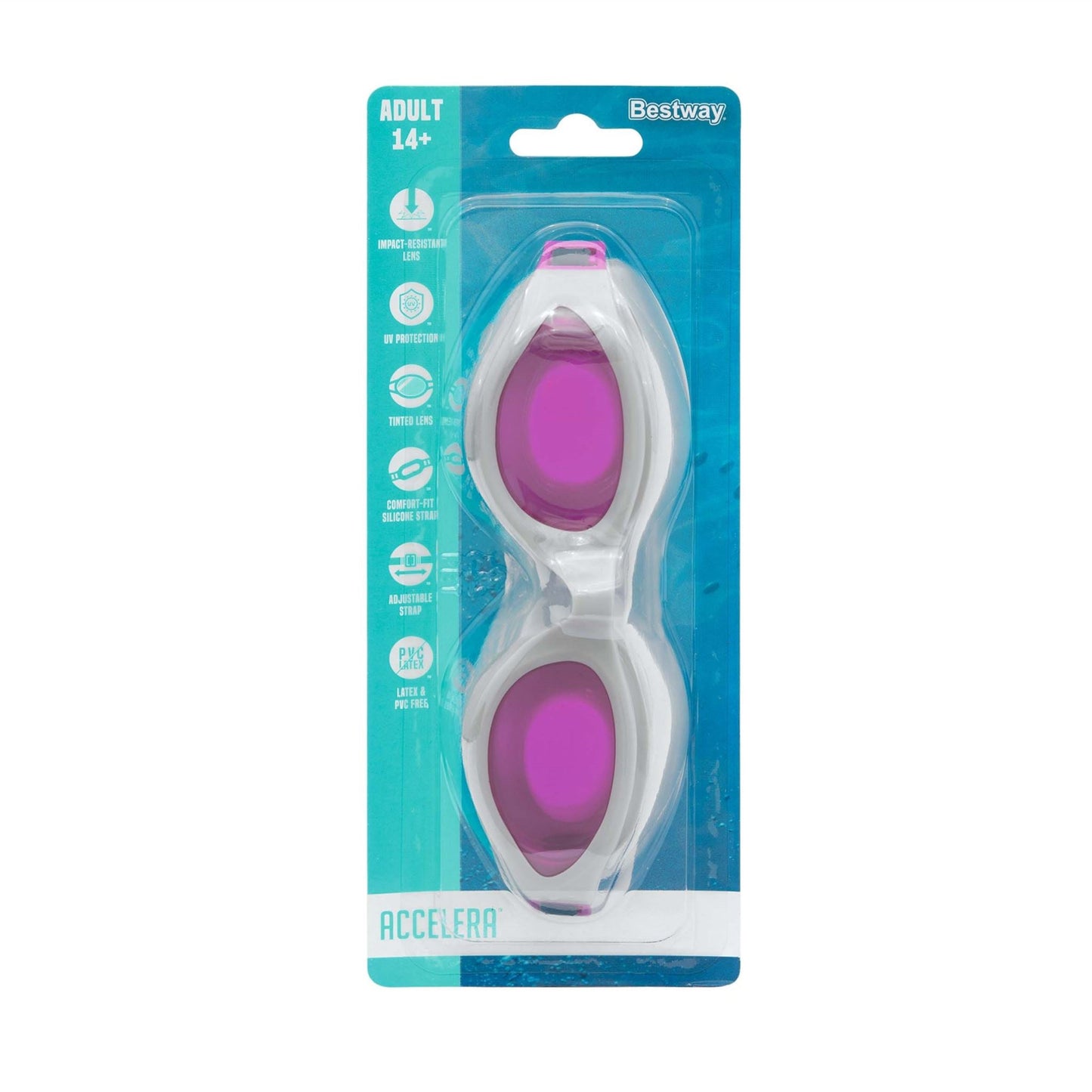 Bestway Swimming Goggles for Adult pink