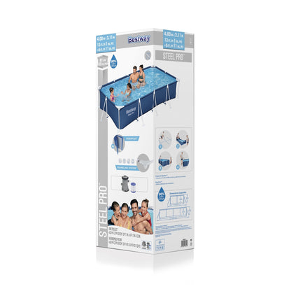 Bestway Steel Pro Swimming Pool 4.00m x 2.11m x 81cm